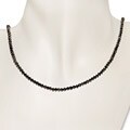 14k Gold 45 3/4ct TDW Black Diamond Bead Necklace