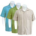 Domani Men's Vertical Stripe Sport Shirt