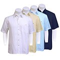 Domani Men's Tonal Plaid Sport Shirt