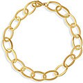 14k Gold Overlay 24-inch Stadium Chain Necklace