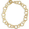 Goldtone 36-inch Monde Chain Necklace