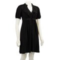 Max & Cleo Women's Short-sleeve Button-up Dress