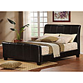 Brooklyn Faux Bi-cast Leather King-sized Sleigh Bed