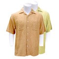 Domani Men's Solid Chevron Sport Shirt