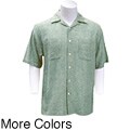 Domani Men's Solid Chevron Colored Sport Shirt