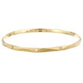 18k Yellow Gold 1/2ct TDW Diamond Bangle (G-H, SI)