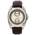 Andre Giroud Men's Multifunction Leather Strap Dress Watch