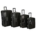 Rockland Polo Crocodile 4-piece Luggage Set