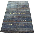 Persian Gabbeh Navy Rug (6'1 x 9'9)