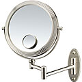 Conair 41717 Matte Nickel 7.5-inch Wall Mount Mirror