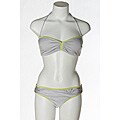 Salinas Lingerie Retro Bottom Silver Bandeau Bikini