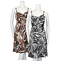 Belinda Animal Print Dress With Chain Straps
