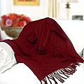 Fringed Cashmere Throw