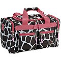 Rockland Bel-Air 19-inch Giraffe/ Pink Carry-on Tote Bag