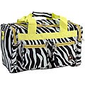 Rockland Bel-Air 19-inch Zebra/ Lime Carry-on Tote Bag