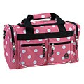 Rockland Bel-Air 19-inch Pink Dots Carry-on Tote Bag