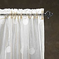 Stardust Taupe Sheer Drapery Panel