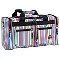 Rockland Bel-Air 19-inch Stripes Carry-on Tote Bag