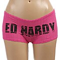 Ed Hardy Women's Pointelle Knit Boy Shorts