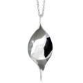 Argento Vivo Sterling Silver Twisted Drop Pendant Necklace