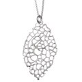 Argento Vivo Sterling Silver Marquise Cheesecloth Necklace