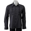 Unlimited Men's Pinstripe Embroidered Shirt