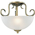 Spring Lake 2-light Semi-flush Mounted Chandelier