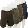 George & Martha Men's Twill Cargo Shorts