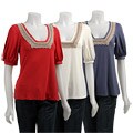 FINAL SALE BCBGeneration Women's Lace Trim Top