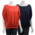 BCBGeneration Women's Boatneck Batwing Top