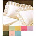 Poplin Ruffled Pillow Sham-2 Pack