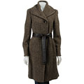 Ellen Tracy Women's Herringbone Wool Coat