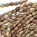 Desert Jasper 4x6-mm Tapered Tube Beads (2) 16-inch Strands