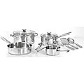 Cook and Strain 10-piece Stainless Steel Cookware Set