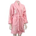 Aegean Apparel Fairies Applique One Size Bathrobe