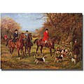 Heywood Hardy 'Going to Cover' Unframed Stretched-canvas Art