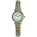 Timex Women's Classic White Mother of Pearl Dial Two-tone Watch
