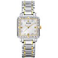 Bulova Women's Two-tone Steel Diamond Accent Watch