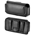 LG VX9700/ Leather Universal Horizontal Carry Pouch