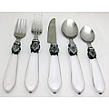 Cambridge Cleopatra Clear 20-piece Flatware Set
