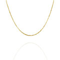 14K Yellow Gold  French Rope Necklace 18"