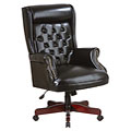 Office Star High-back Executive Chair-Oxblood
