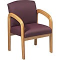 Office Star Honey Oak Guest Chair