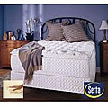 Serta Delphina Pillow-top Cal King Mattress and Foundation Set