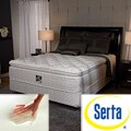 Serta Delphina Pillow Top Memory Foam King-size Mattress and Foundation Set