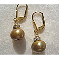 Caramelo Pearl Drop Earrings (USA)