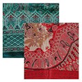 Large Square Silk Printed Scarf (India)