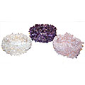 Woven Gemstone 7-inch Stretch Bracelets (Set of 3)