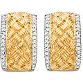 14k Yellow Gold 2/5ct TDW Diamond Earrings (H-I, I1-I2)
