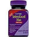 Natrol SelenoExcell Max 200mcg Tablets (Pack of 4 60-count Bottles)